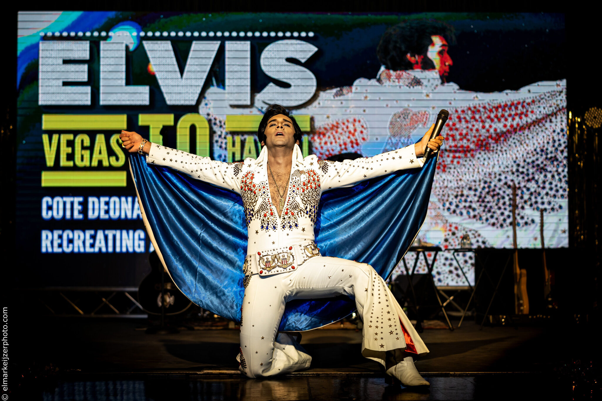 Cote Deonath as Elvis 68 to Vegas Circle Square Cultural Center